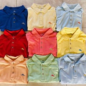 lot of nine Tommy Bahama men’s Polo Medium